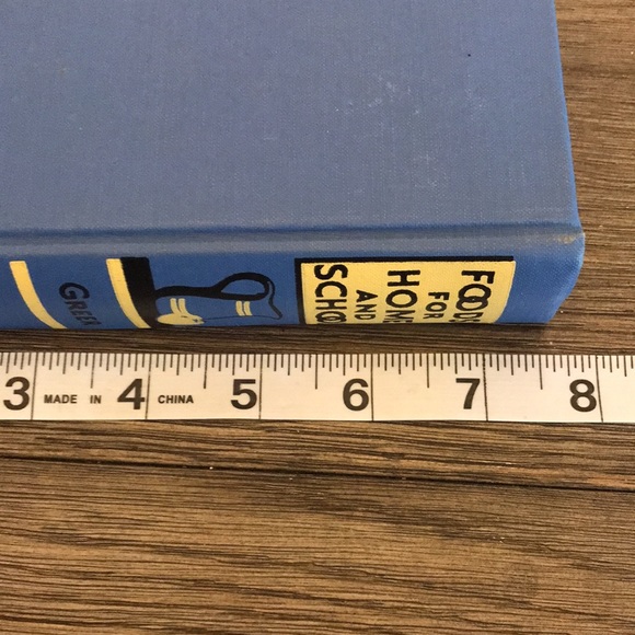 Vintage cook book text book foods for home and school Carlotta Greer cookbook - Picture 16 of 16